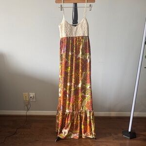 Bohemian Multicolor Maxi Dress